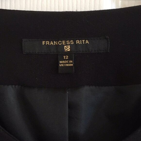 Francess Rita Black Buttoned Dress Jacket - Picture 5 of 8